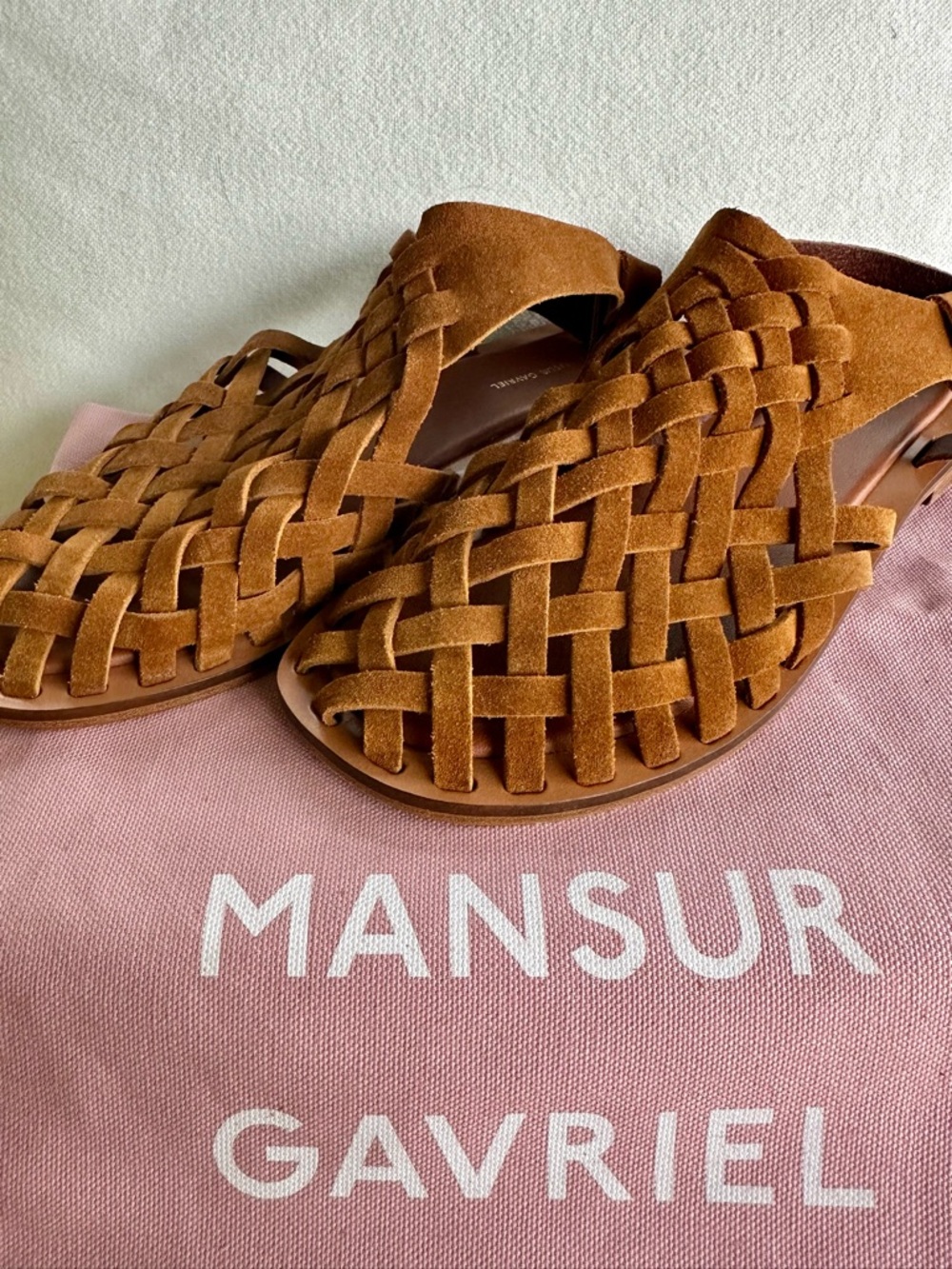 Mansur Gavriel Woven Sandals
